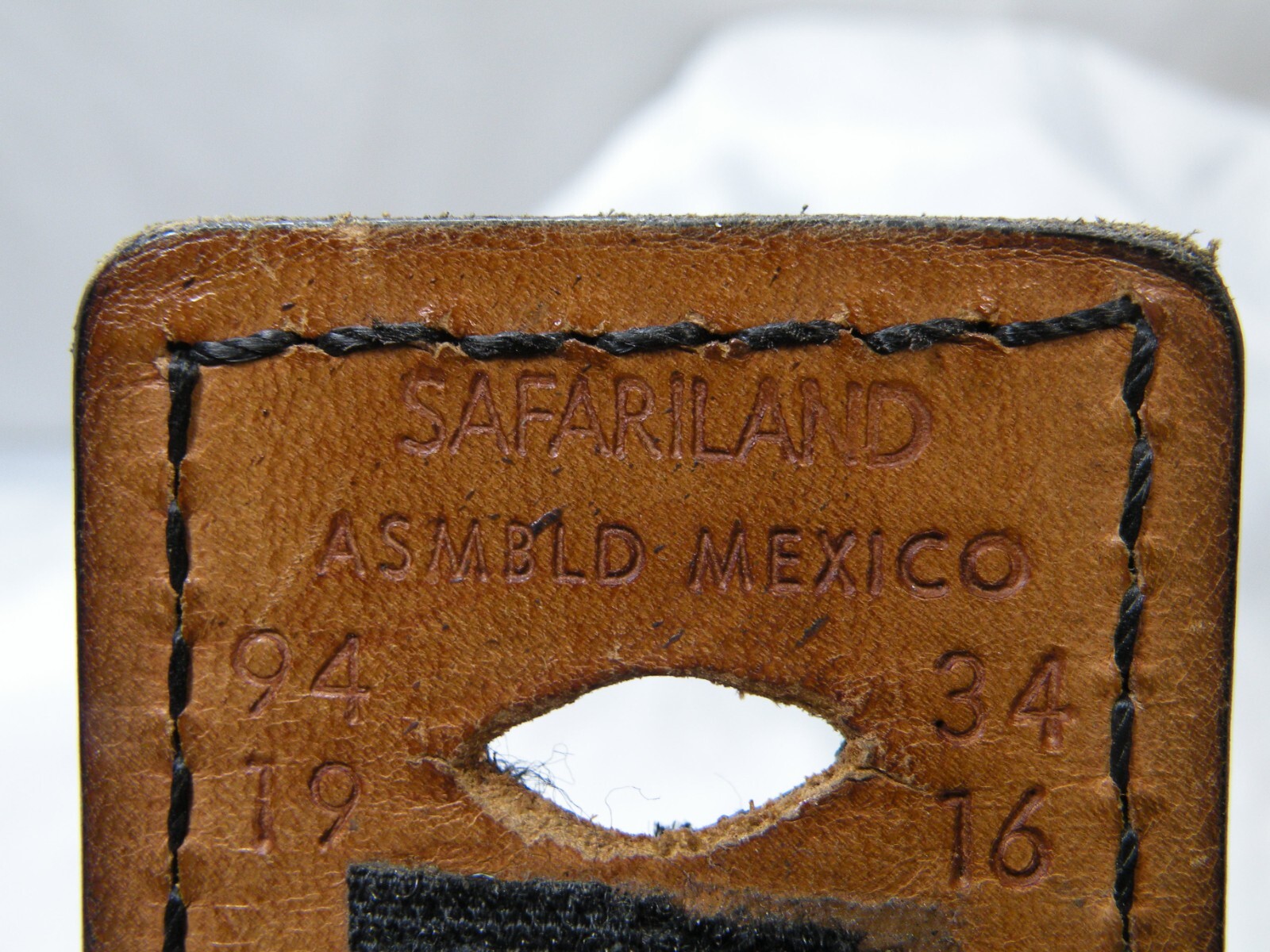 Safariland 94 Black Basketweave Leather Duty Belt w/Dutyman Gear