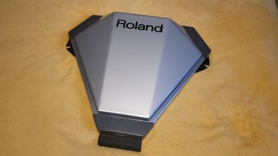 Very Rare Roland PD-10 Vintage Electronic Bass Drum Pad 1985 Silver Grey version