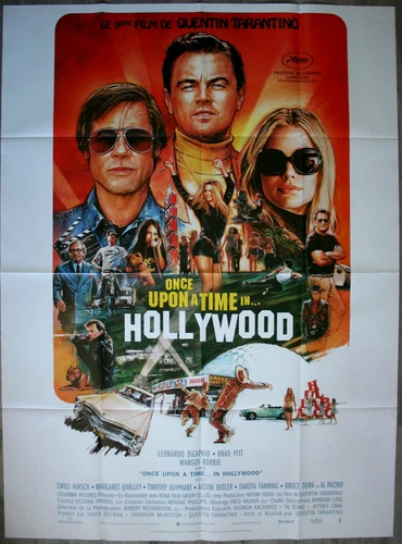 Ounce upon a Time in Hollywood Poster Cinema 160x120 Tarantino First Print