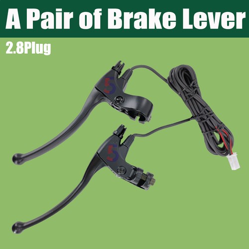 Ebike Aluminum Brake Lever Grip for eBike with 2.8/Julet 2pins waterproof plug - 第 5/13 張圖片
