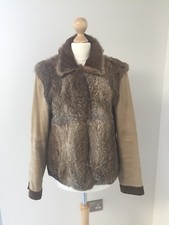 Etro Fur Jacket, Size It 40/uk8