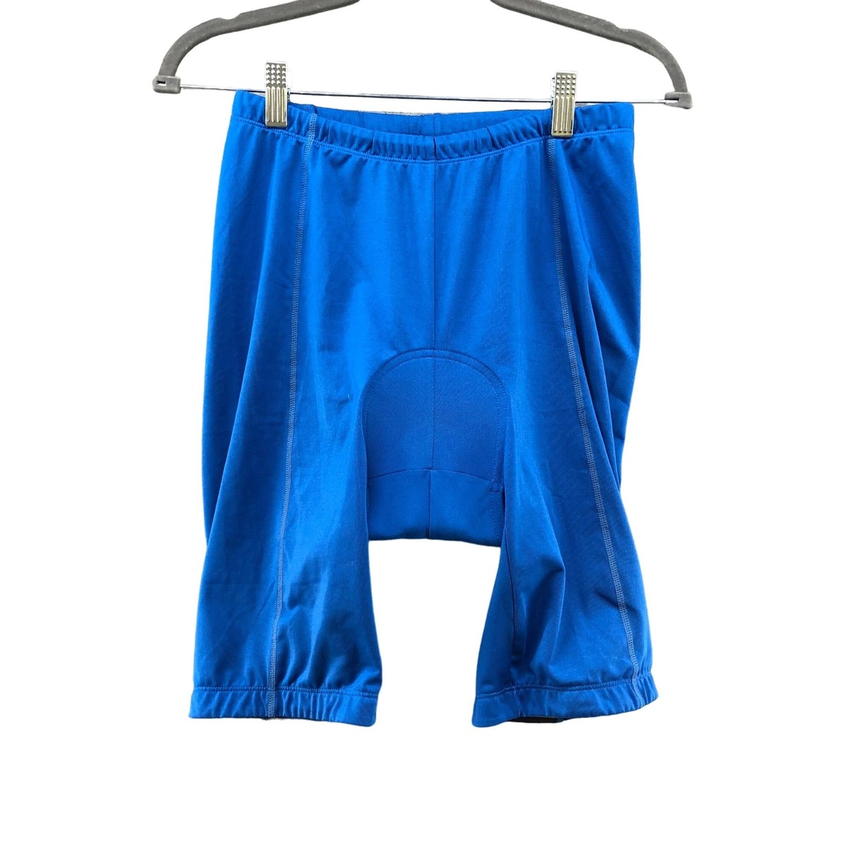 Nashbar Womens Blue Padded Cycling Shorts Biking Lycra Size Large L