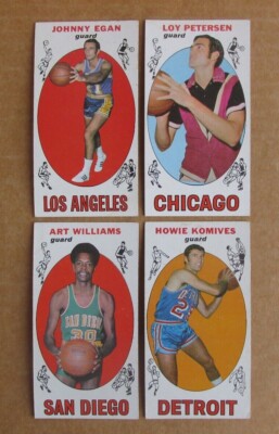 1969-70 TOPPS BASKETBALL CARD SINGLES COMPLETE YOUR SET U-PICK UPDATED 6/9