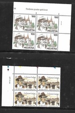 489 - lot 2 blocs DE 4 TIMBRES avec bordure GEORGES SIMENON neufs