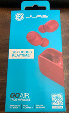 JLab Go Air True Wireless Earbuds  Charging Case Dual Connect Sweat Resistance