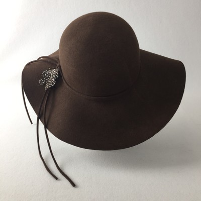 Kathy Jeanne Brown Wool Felt Fedora Kathy Jeanne Women main image 4