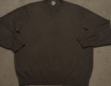 Men's XL Jos. A. Bank Black 100 Cashmere Ultra Soft Pullover Sweater