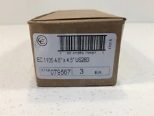 (3) Hager Door Hinges EC 1105 4.5" x 4.5" US26D ECCP Spring Hinges 1105 Series