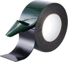 10 m (50 mm) Foam Tape Double Sided Sponge Tape Waterproof Mounting Adhesive