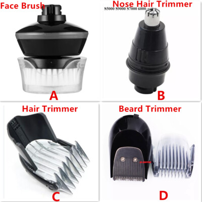 Face Clean Brush+ Nose Trimmer+ Hair Trimmer Clipper+ Beard Trimmer Fit Philips