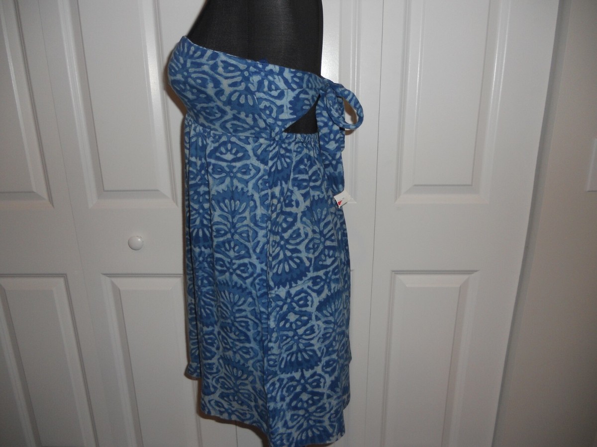 NWT DENIM & SUPPLY RALPH LAUREN STRAPLESS TIE BACK DRESS IN SIZES S, M, L ,  XL | eBay