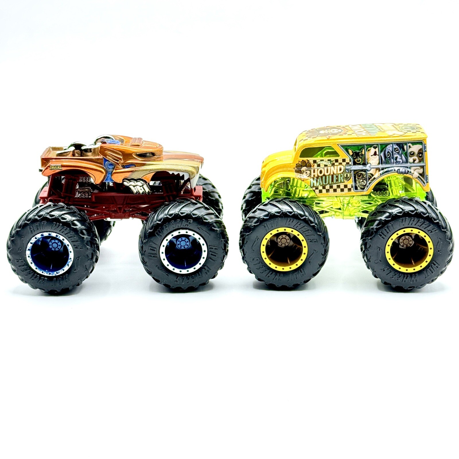 Hot Wheels 2019 Demolition Doubles 1:64 Monster Trucks Hotweiler & Hound Hauler