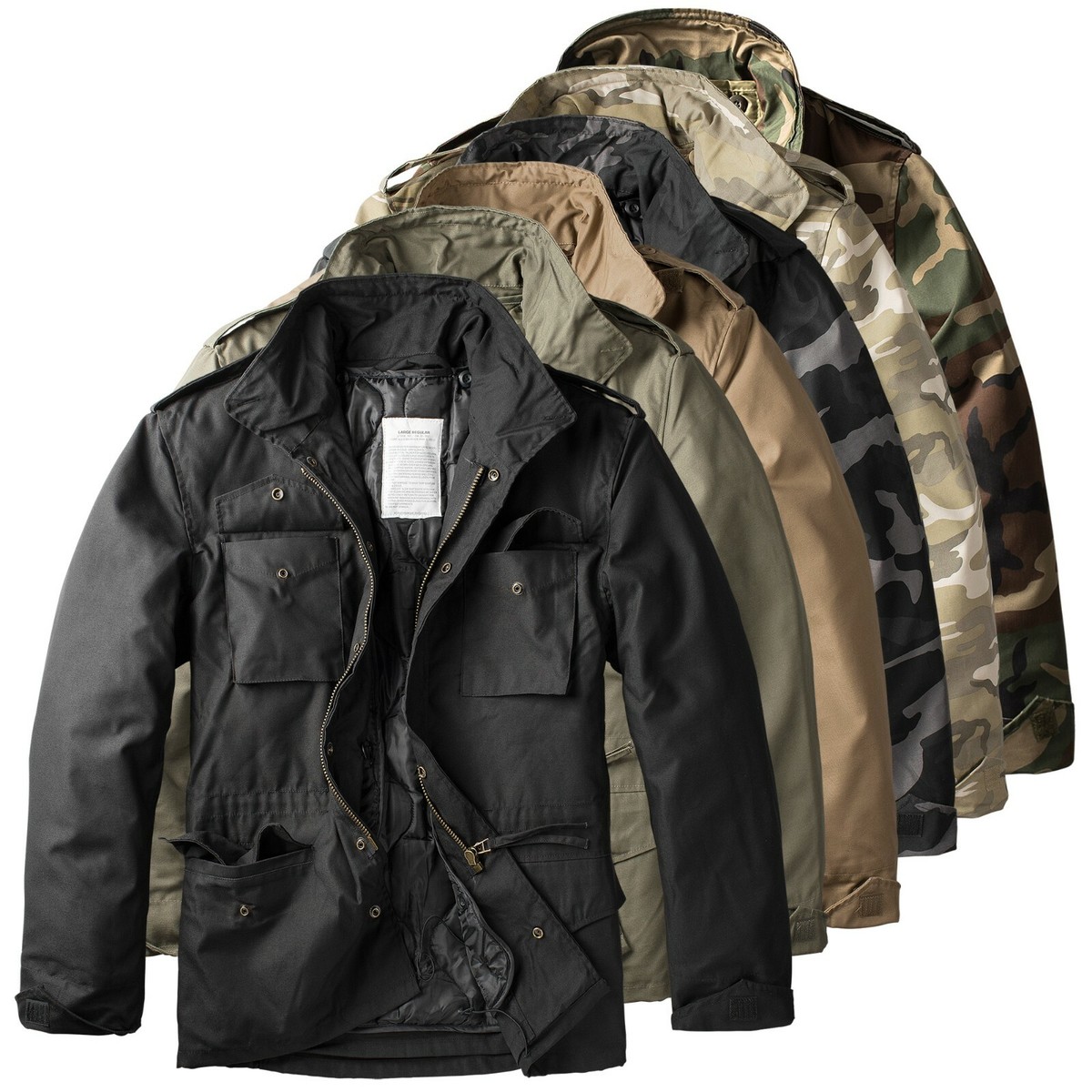 Trooper Raw Vintage M65 Herren Winter Jacke Fieldjacket Feldjacke