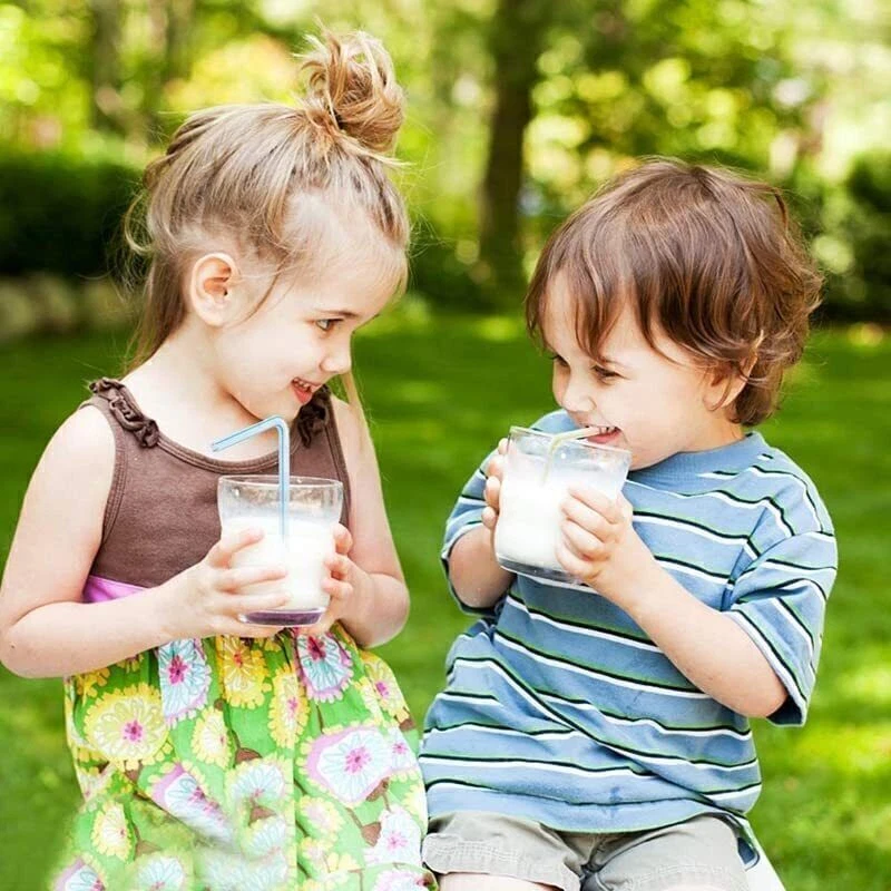 500 Straws Bendy Colourful  Flexible Plastic Birthday Wedding Summer Party Drink - Image 4 of 4