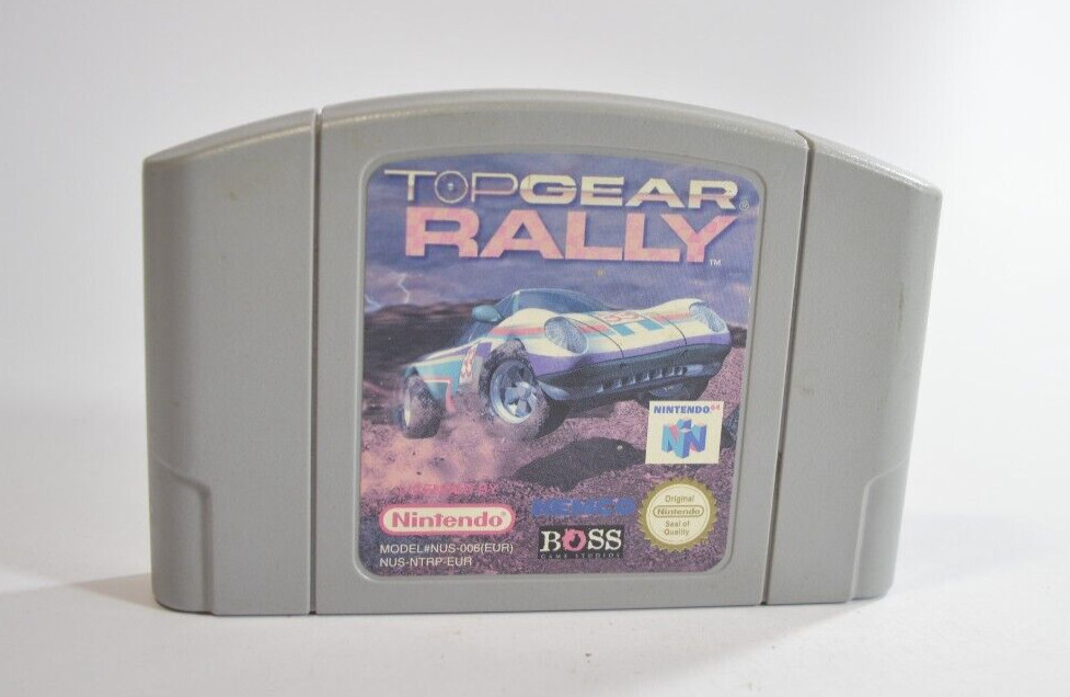 Top Gear Rally  Nintendo 64 N64  PAL original rétrogaming (europe video game)