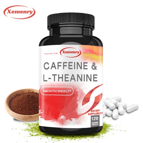 Koffein L-Theanin 150mg - Energie, Gedächtnisfokus, Gehirngesundheit