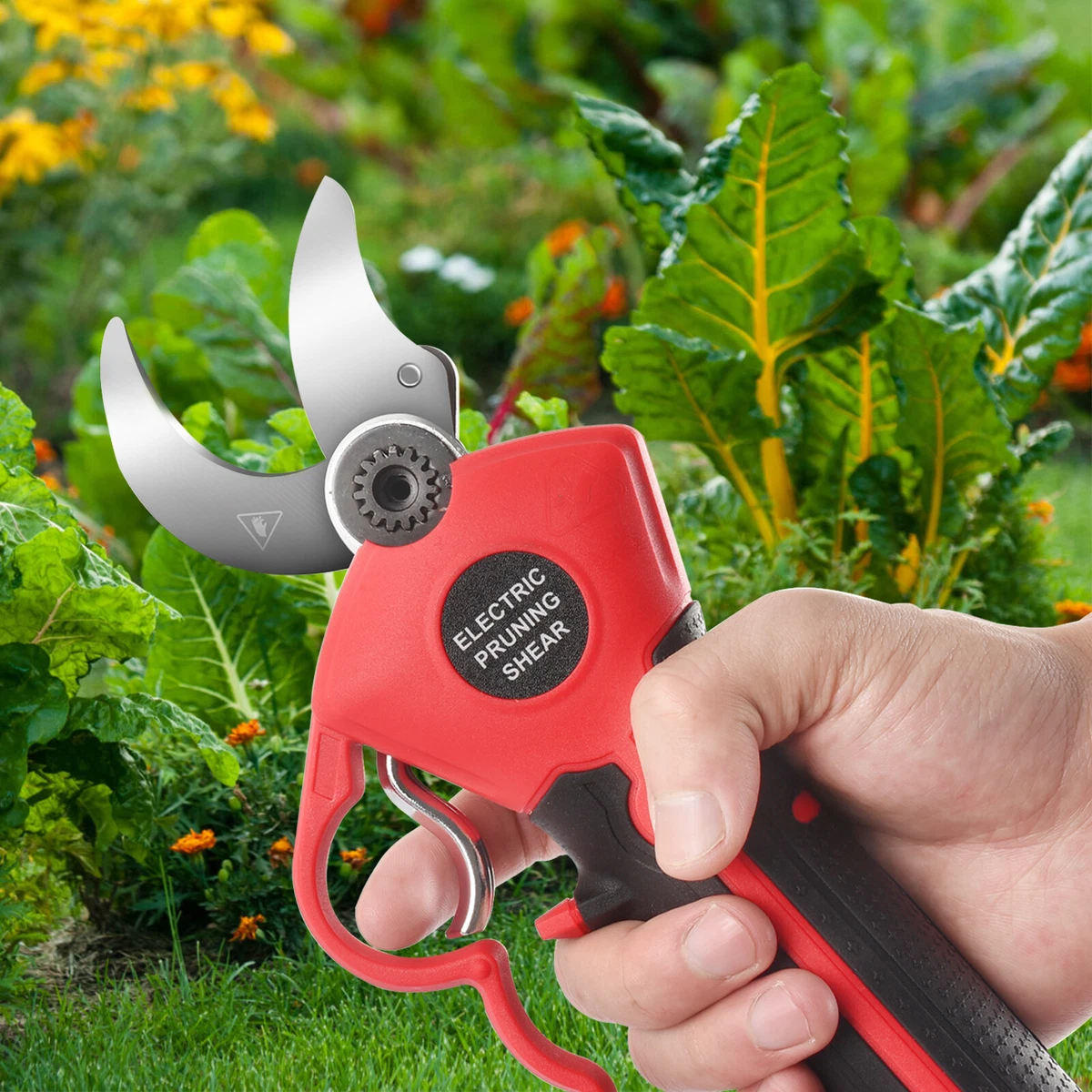 450W Cordless Electric Pruning Shears Handheld Garden Branch Shears Tools