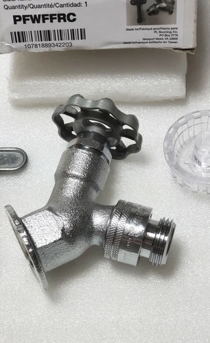 Proflo Light commercial Wall Faucet PFWFFRC - NP 3/4 FPT , Rough Chrome Finish - Picture 6 of 6