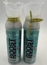 2-Boost Oxygen Canister All Natural Respiratory Support . Menthol