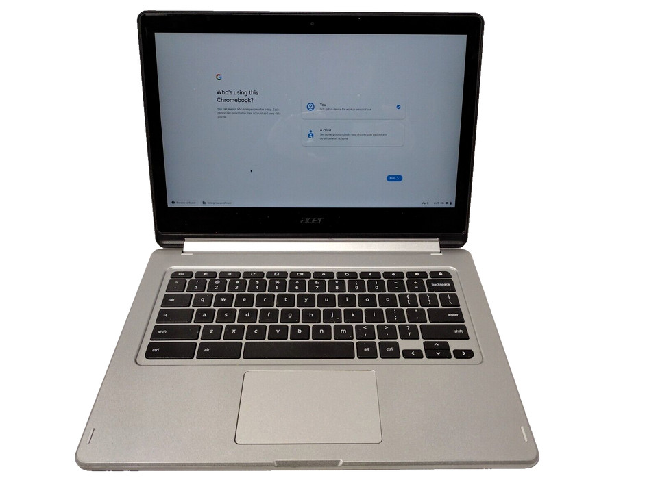 Acer R13 Chromebook 2-in-1 Touchscreen 13" inch Silver  4GB 