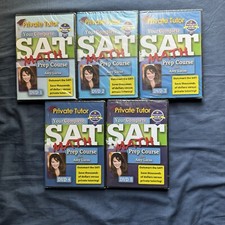 Private Tutor - SAT Math Prep Course - Complete Set DVD 1-5 Brand New Sealed!
