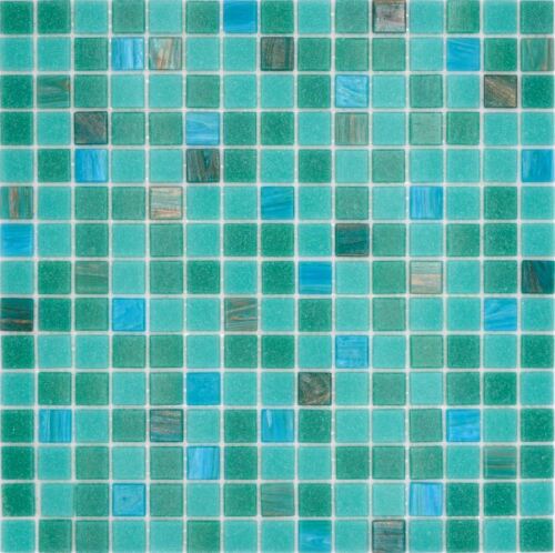 Szklana mozaika basenowa Płytki basenowe Turkusowa zielona miedź Olśniewająca 200-SMT_P - Zdjęcie 1 z 10
