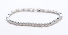6.25" Bracelet Nwot Silver Tone Cubic Zirconia
