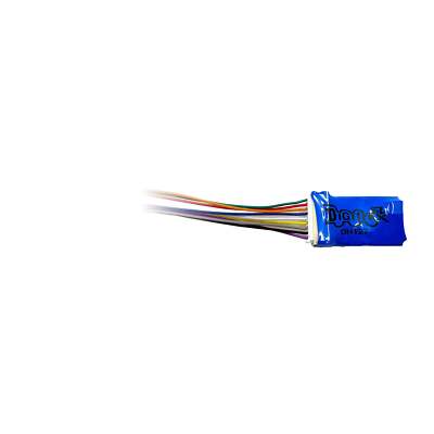 Digitrax DH127D HO Scale Mobile DCC Decoder   1 A, 2 Function (9-Pin Harness)