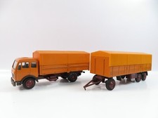 1:50 NZG Ref. 146 Mercedes Benz Hängerzug *rare in Orange* #A1437  