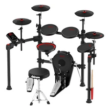 Ddrum E-Flex 9Pc Bluetooth Electronic Drums with Throne and Sticks