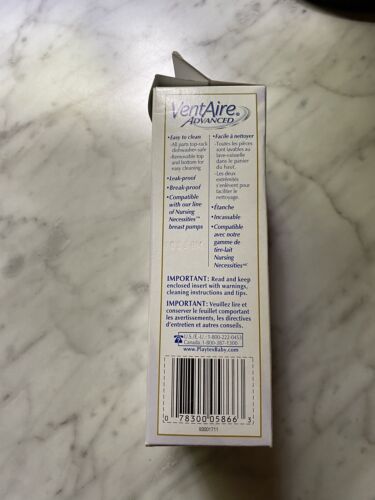 Playtex VentAire Bottles Anti-Colic Reflux Nipple 6 oz New - Picture 2 of 4