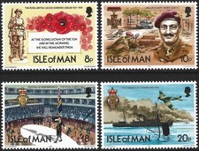 1981 Isle of Man Sg 205/208 60th Anniversary of Royal British Legion MNH