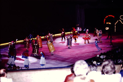 FEB 1981 Ice Skating Show Kodak Slide Ref W-E