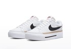 Nike Women Court Legacy Lift White Black Casual Platform Shoe DM7590-100