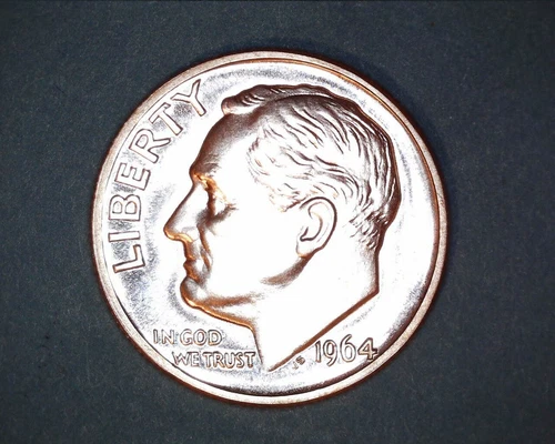 1964 "SILVER" ROOSEVELT DIME DIME*** GEM/PROOF ~ 805-3Z