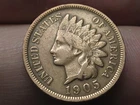 1905 Indian Head Cent Penny, Fine/VF Details, Partial LIBERTY