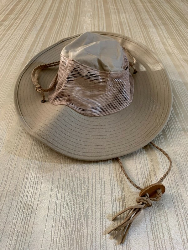 REI Bucket Safari Hat Outdoors Hiking Fishing Nylon Men's Small With Chin Strap