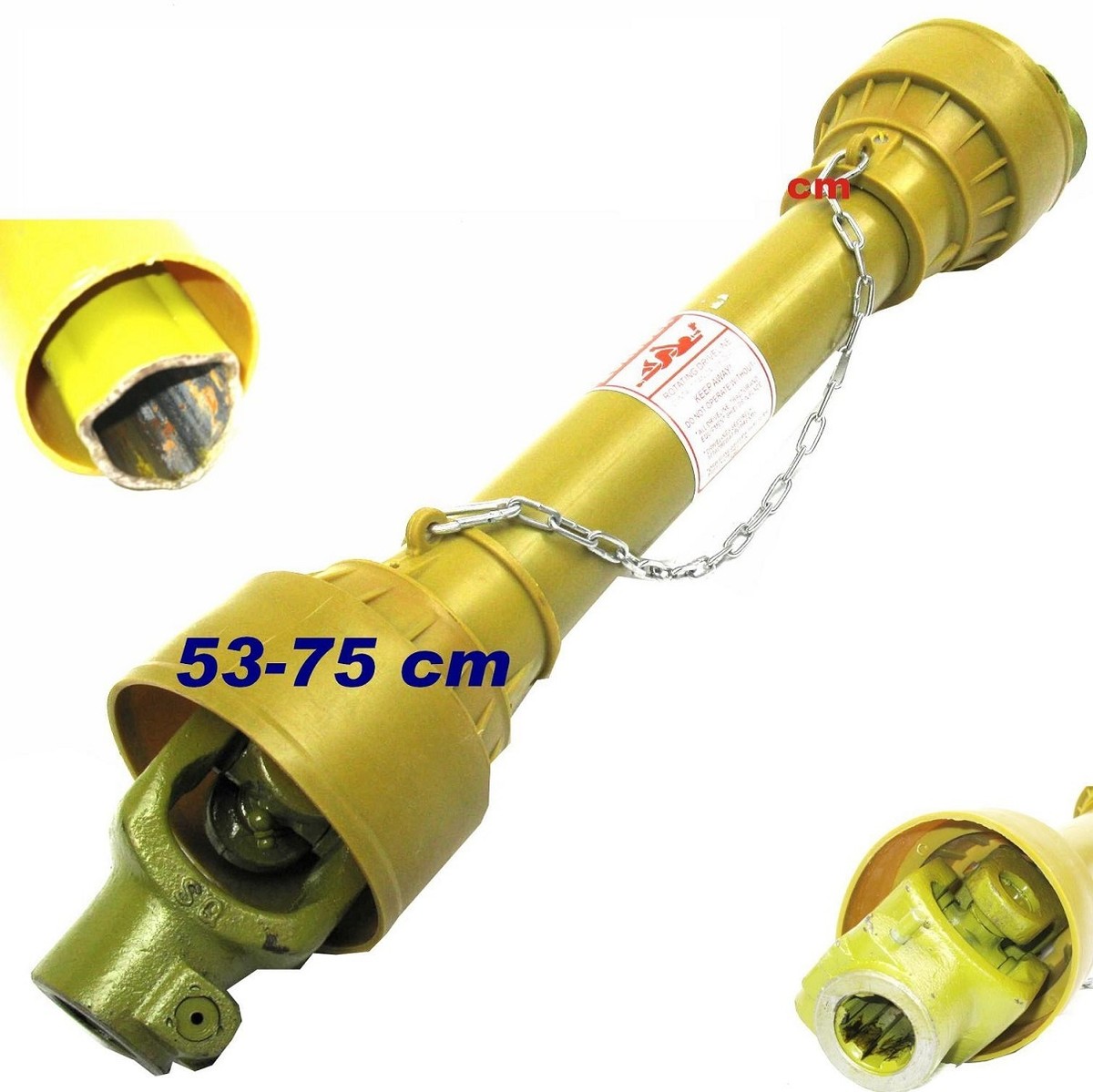 CARDAN 53-75 CM POUR FENDEUSE SUR PRISE DE FORCE TRAVAUX FORESTIER 55271 |  eBay