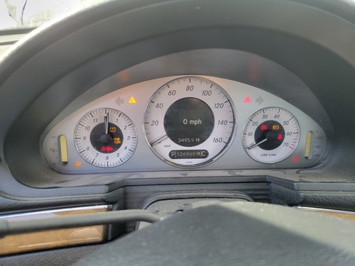 07-09 MERCEDES W211 E350 E550 SPEEDOMETER ODOMETER INSTRUMENT CLUSTER GAUGE 126K - Picture 2 of 23