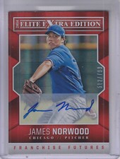2014 Elite Extra Edition Franchise Futures Signatures #7 James Norwood Auto /799