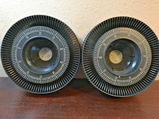 AIREQUIPT CIRCULAR SLIDE CAROUSELS - Lot of 2 - 100 Capacity 2  x 2   - Used