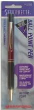  Papermate Silhouette Red & Silver Ballpoint Pen Cushion Grip New In Pack 51316