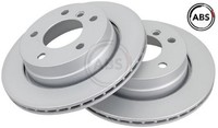 2X Bremsscheibe A.B.S. 16339 2 Bremsscheiben Hinterachse Hinten FüR BMW
