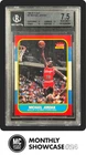 MICHAEL JORDAN BGS 7.5 1986-87 FLEER BASKETBALL #57 ROOKIE CARD RC BULLS NRMT+