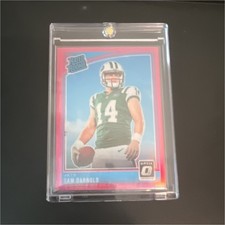 Panini 2018 Donruss Optic Rated Rookie Sam Darnold #151 Jets NFL Card. rookie card picture