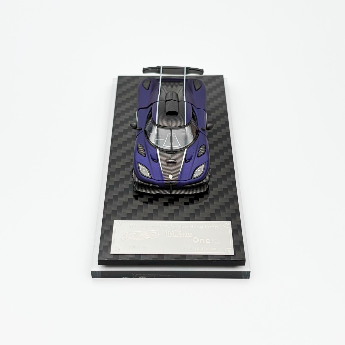 Demon King 1:64 Koenigsegg ONE:1 Purple - IMXPO Exclusive | eBay