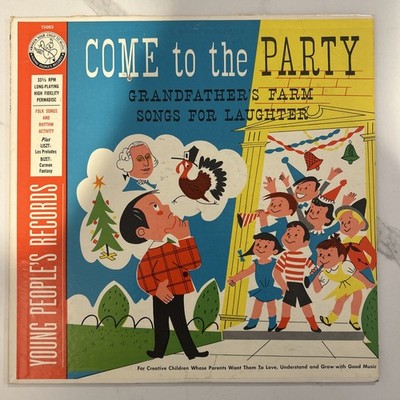 COME TO THE PARTY FOLK SONGS & RHYTHM ACTIVITY VINYL RECORD ALBUM LP 15003