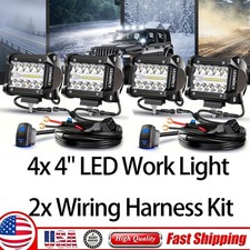 4pcs 4in Led Off Road Lights Flood Spot Combo Led Pods Light For Jeep Atv Truck 4pcs 4in Led Off Road Lights Flood Spot Combo Led Pods Light For Jeep Atv Truck