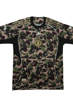 BAPE x Adidas Football Jersey Camo - Green/Brown Size XL | eBay