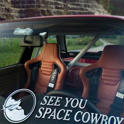 2x See You Space Cowboy Spike Spiegel Faye Valentine Swordfish Anime Vinyl Decal
